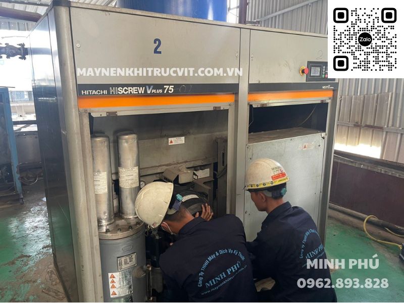 Bảo dưỡng máy nén khí Hitachi, Sửa chữa máy nén khí Hitachi, Hitachi air compressor repair service, Bao duong may nen khi Hitachi, Sua chua may nen khi Hitachi, Máy nén khí Hitachi,