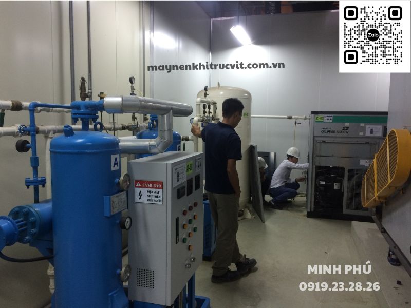 máy nén khí, máy nén khí hitachi 75kw, hitachi 75kw, hitachi, máy nén khí hitachi giá rẻ, air compressor