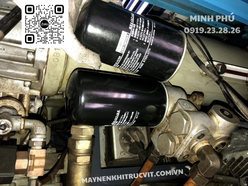 Máy nén khí Kobelco hao dầu, Bảo dưỡng máy nén khí Kobelco, Sửa chữa máy nén khí Kobelco, Kobelco air compressor repair, Bao duong may nen khi Kobelco uy tin, Sua chua may nen kho Kobelco gia re,