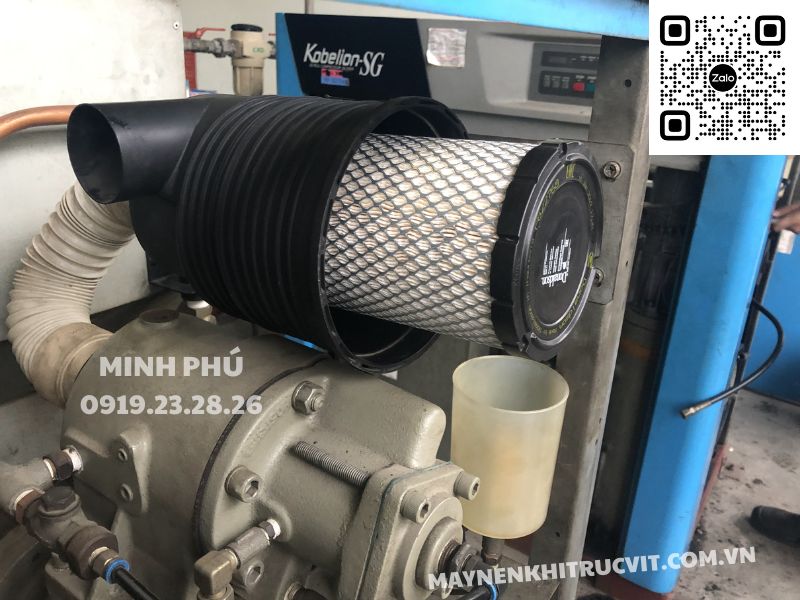 dịch vụ bảo dưỡng máy nén khí Kobelco, sửa chữa đại tu máy nén khí Kobelco, Kobelco air compressor, bao duong may nen khi Kobelco uy tin, sua chua may nen khi Kobelco gia re, lọc gió máy nén khí Kobelco,